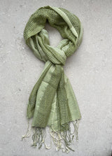 green scarf