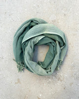 green scarf
