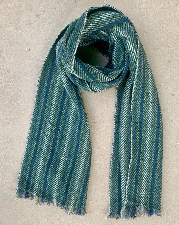 man scarf in wool