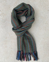 multi color alpaca scarf