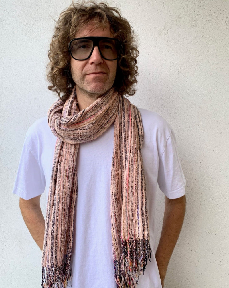 man scarf multicolor